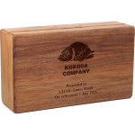  Kokoda Company Tasmanian Blackwood Two-Tiered Medal Display Box