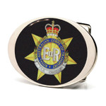  RACT Belt Buckle Sturdy Royal Australian Corps of Transport (RACT) Belt Buckle with a detailed printed crest covered by an epoxy bubble. Buy now from the military specialists. Approximate size 70x50mm.