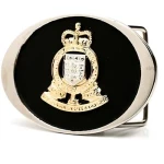 RAAOC Belt Buckle Sturdy Royal Australian Army Ordnance Corps (RAAOC) Belt Buckle with a detailed 3D design crest. Buy now from the military specialists. Approximate size 70x50mm. Image 0 