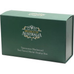  Royal Australian Army Educational Corps (RAAEC) Tasmanian Blackwood Two-Tiered Medal Display Box