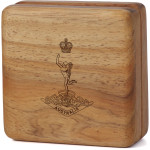  Royal Australian Corps of Signals (RASigs) Tasmanian Blackwood Keepsake Box