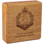  Royal Australian Regiment (RAR) Tasmanian Blackwood Keepsake Box