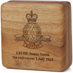  Royal Military College (RMC) Tasmanian Blackwood Keepsake Box