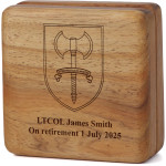  Special Operations Engineer Regiment (SOER) Tasmanian Blackwood Keepsake Box