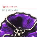  Purple, Petals of Remembrance Brooch