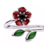  Petals of Courage Adjustable Ring
