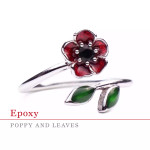  Petals of Courage Adjustable Ring