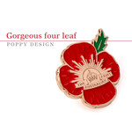  Poppy, Army Service Badge, Limited Edition Lapel Pin