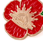  Poppy, Army Service Badge, Limited Edition Lapel Pin
