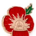  Poppy, Army Service Badge, Limited Edition Lapel Pin