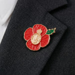  Poppy, Navy Service Badge, Limited Edition Lapel Pin