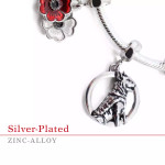  Silver-plated Dog Charm