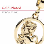  Gold-plated Horse Charm