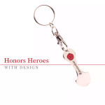  Trolley Key Poppy Keyring