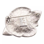  Precious Poppy, Black Fire Opal, Limited Edition Brooch