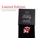  Precious Poppy, Black Fire Opal, Limited Edition Brooch