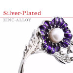  Precious Poppy, Pearl, Limited Edition Brooch