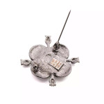  Precious Poppy, Black Obsidian, Limited Edition Brooch