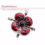  Precious Poppy, Black Obsidian, Limited Edition Brooch