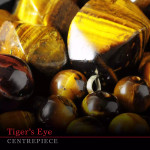  Precious Poppy, Tiger's Eye, Limited Edition Brooch