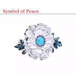  Precious Poppy, Opal, Limited Edition Brooch