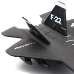  DIE CAST PLANE 4 ASSORTED PULL BACK - F22 Raptor