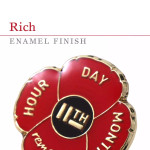  Remembrance Day Poppy Badge