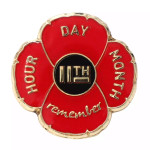  Remembrance Day Poppy Badge