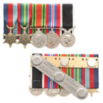  New Zealand WW2 Pacific + Defence Medal Set