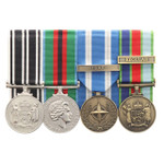  New Zealand Afghanistan Medal Set