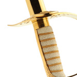  Windlass Mens Air Force Sword with Below Air Rank Scabbard - Stainless Steel (Queens Cypher)