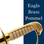  Windlass Mens Air Force Sword with Air Rank Scabbard - Stainless Steel (Queens Cypher)