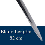  Windlass Mens Air Force Sword with Below Air Rank Scabbard - Carbon Steel (Queen Cypher)