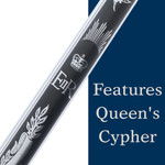  Windlass Ladies Air Force Sword with Below Air Rank Scabbard - Carbon Steel (Queens Cypher)