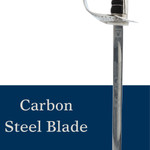  Windlass Miniature Infantry Sword with Leather Scabbard (Queens Cypher)