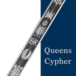  Windlass Cavalry Sword with Leather Scabbard - Carbon Steel (Queens Cypher)