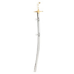  Windlass General Officers Sword with Nickel Plated Scabbard (Queens Cypher)