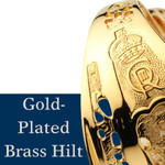  Windlass Mens Air Force Sword with Below Air Rank Scabbard - Stainless Steel (Kings Cypher)