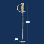  Windlass Miniature Air Force Sword in Box (Kings Cypher)