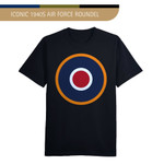  Air Force 1940s Roundel Mens T-shirt Black