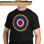  Air Force 1940s Roundel Mens T-shirt Black