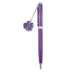 I Remember - Pen with Purple Poppy Charm