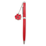  I Remember - Pen with Red Poppy Charm