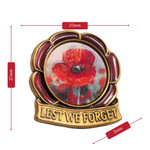  Lenticular Lest We Forget Lapel Pin