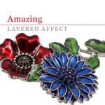  Cornflower and Poppy Brooch - The Battle of Fromelles