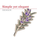 Rosemary Coloured Lapel Pin