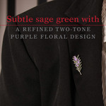  Rosemary Coloured Lapel Pin