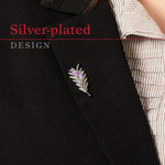  Rosemary Coloured Lapel Pin