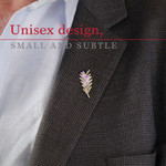  Rosemary Coloured Lapel Pin