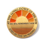  Going Down of the Sun Lapel Pin
